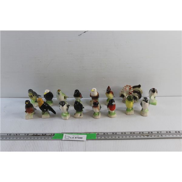 (16) Tender Leaf Tea Bird Figures