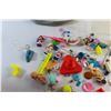 Image 9 : Ladies Embroidery Denim Purse, Plastic Container and Miniature Kitchen Toys