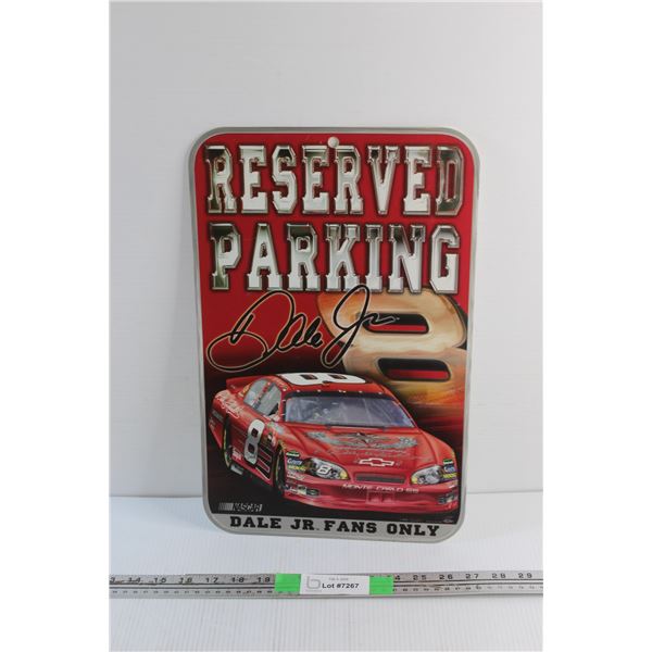 Nascar Reserved Parking Sign 16'' x 11''