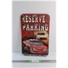 Image 1 : Nascar Reserved Parking Sign 16'' x 11''