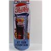 Image 2 : Pepsi Cola Wall Hanging Thermometer 17'' x 5 1/2''