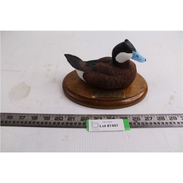 Ducks Unlimited 1998-99 Sponsor Decoy - Artist: Garry Rector