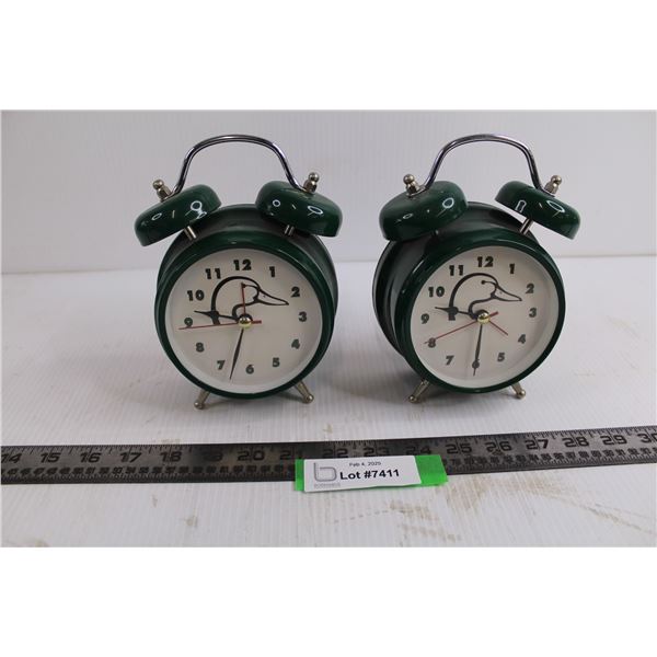 (2) Ducks Unlimited Battery Powered Alarm Clocks
