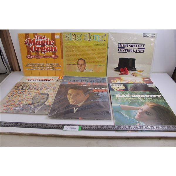 (10) Vinyl Records (Bing Crosby, Bobby Vinton, Romantic Guitars)