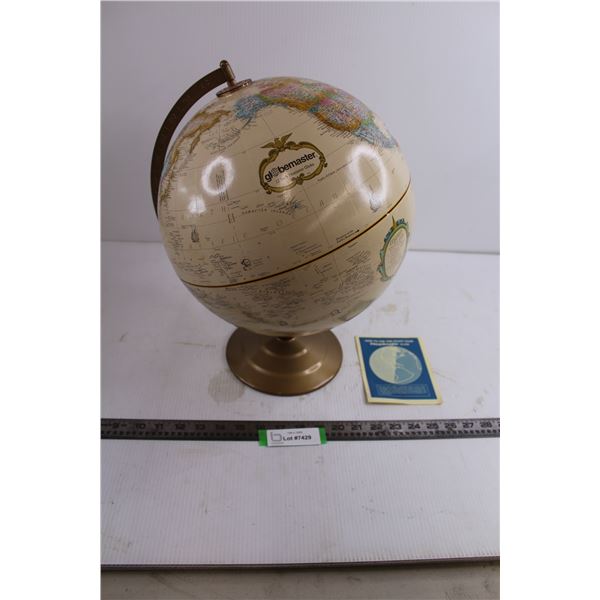 Replogle Globe with Instruction Manual 15" Tall
