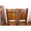 Image 1 : * (4) Wooden Folding Chairs 35" Height Collapsed