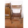 Image 2 : * (4) Wooden Folding Chairs 35" Height Collapsed