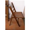 Image 3 : * (4) Wooden Folding Chairs 35" Height Collapsed