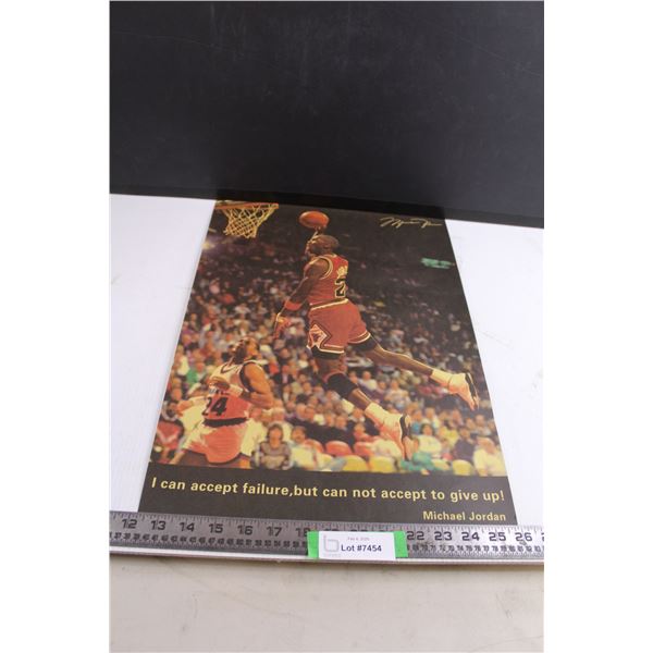 Michael Jordan Wall Poster 13.5" x 20"