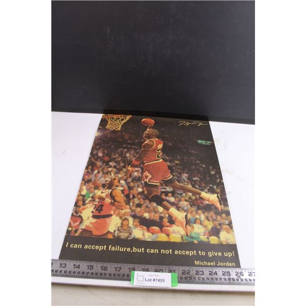 Michael Jordan Wall Poster 13.5" x 20"