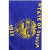 Image 2 : Banner Flag "State of Oregon - 1859" 60" x 36"