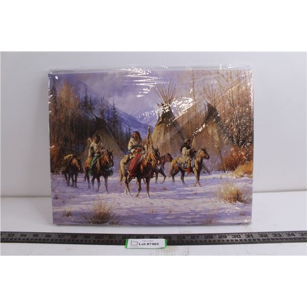 Aboriginal Themed Wall Art 16" x 12" (NIB)