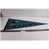 Image 1 : Wall Pennant "NHL San Jose Sharks" 30" x 12"
