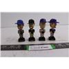 Image 1 : Miniature Bobble Heads (Rodrigues, Bagwell, Schilling, Gonzales) 3" Tall