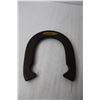 Image 4 : (3) Vintage Horse Shoes- Two for Throwing, One for Horse