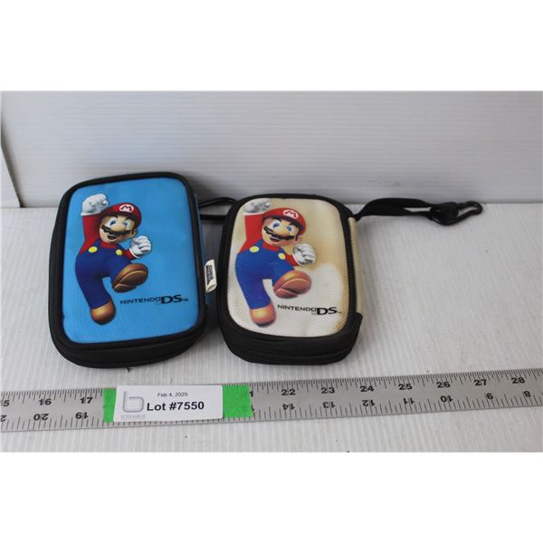 (2) Mario Kart Nintendo DS Cases, Some Staining