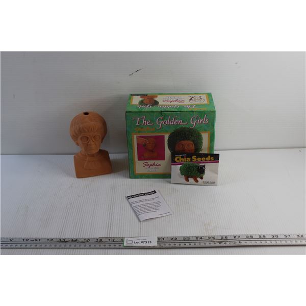 The Golden Girls Sophia Chia Pet Decorative Planter