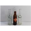 Image 2 : (3) Vintage Crush Glass Bottles
