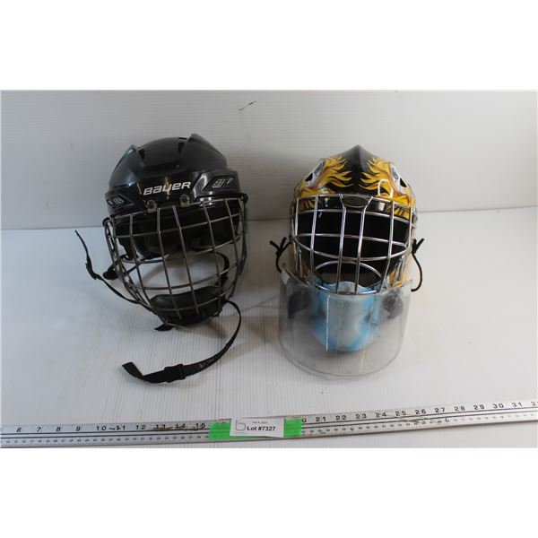 (2) Hockey Helmets