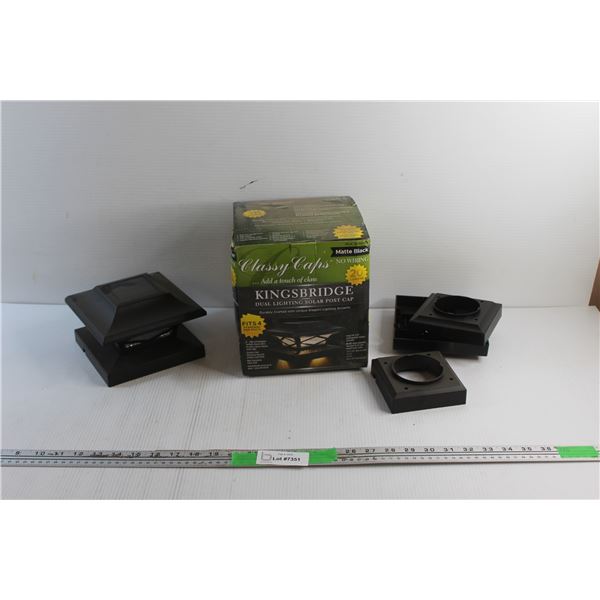 Kingsbridge Dual Lighting Solar Post Cap