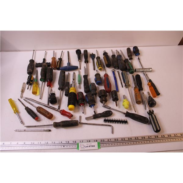 Assortment of Screwdrivers, Nutdrivers