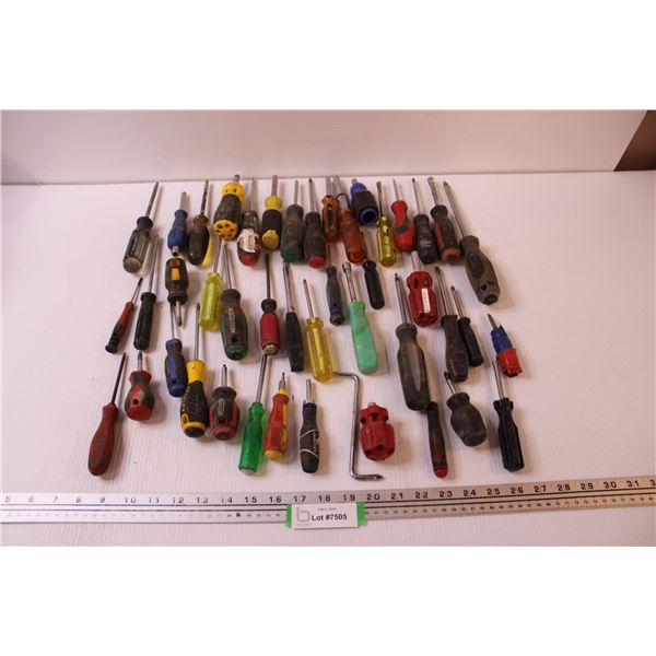 Assortment of Screwdrivers, Nutdrivers