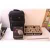Image 1 : Suitcase, Camera, Cell Phone, Microphone, Numark CD Mix Station