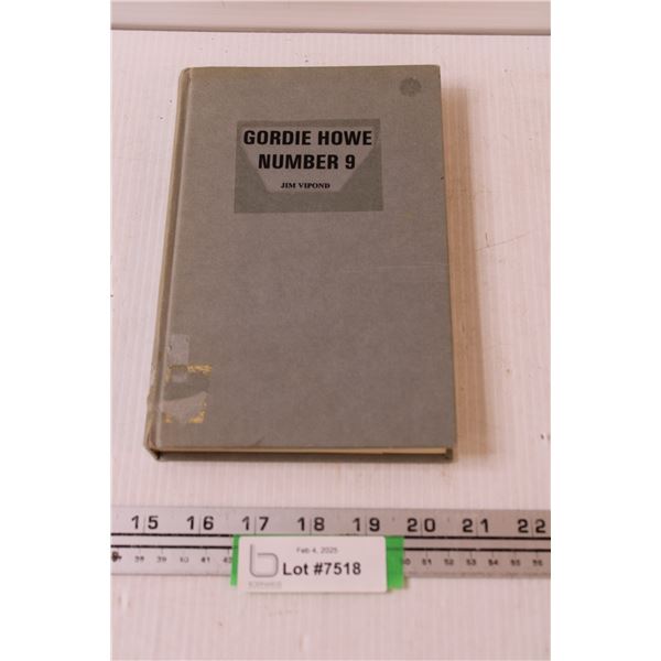 Hard Cover Book - Gordie Howe Number 9
