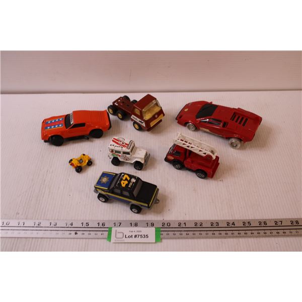 Assortment of Toy Vehicles