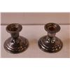 Image 2 : (2) Silver Plated Candle Holders