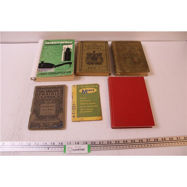 (6) Vintage Books - Canadian Readers; The Dolls' House; etc.,