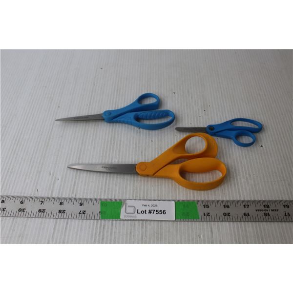 (3) Fisker's Scissors 8.5", 7", 5.5"