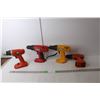 Image 1 : (4) Cordless Drills- Black & Decker, Alltrade, Other- As Is