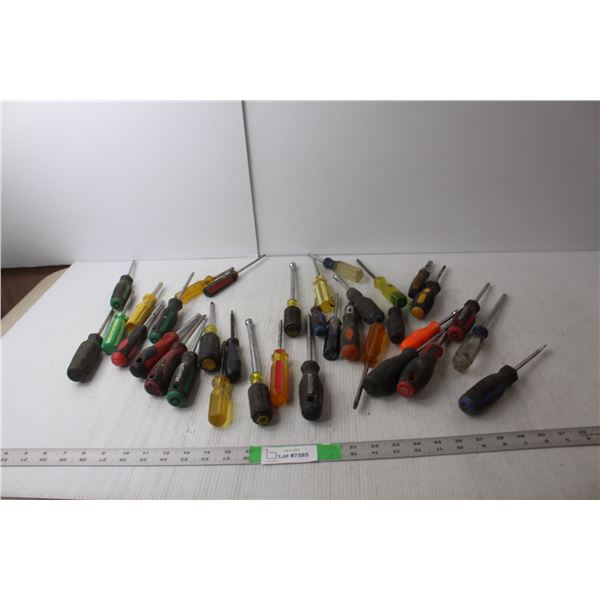 Screwdrivers, Nutdrivers- Husky, Fuller, Mastercraft, Misc.