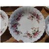 Image 2 : Royal Albert China "Lavender Rose" 8 Soup/Berry Bowls