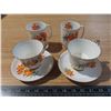 Image 1 : Royal Windsor "JK's Prairie Lily" China - 2 Coffee Mugs, 2 Teacup Sets