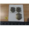 Image 1 : Special constable badges