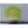 Image 2 : Fenton Vaseline Stretch Uranium Glass 1920's 8" Plate
