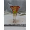 Image 1 : Imperial Carnival Glass Marigold "Car Vase" w/ 1910