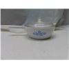 Image 2 : two Blue Cornflower Corning Ware 3 cup & 2 cup