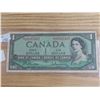 Image 1 : 1954 Canadian $1 replacement bill