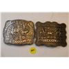 Image 1 : 1985 1987 Hesston rodeo belt buckles