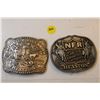 Image 1 : 1983 1985 Hesston rodeo belt buckles