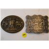 Image 1 : 1982 1987 Hesston rodeo belt buckles