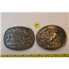 Image 1 : 1991 1988 Hesston rodeo belt buckles
