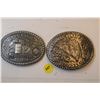 Image 1 : 1998 1984 Hesston rodeo belt buckles