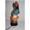 Image 1 : fabulous Tiffen heavy glass parrot light