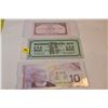 Image 1 : token bills / Canada strange $10 banknote (fake)