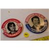 Image 1 : Regan & Linnon pinbacks 1981 1980