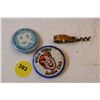 Image 1 : Listerine corkscrew & pinbacks
